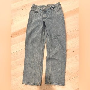 Abercrombie & Fitch Curve Love 90s Ultra High Rise Straight Jeans size 32